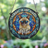 Cat Siamese Memorial Stained Glass Effect Suncatcher